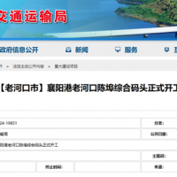 新建4個1000噸級泊位！湖北又一綜合碼頭開工