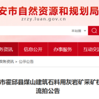 起始價8億元！安徽一建筑石料用灰?guī)r礦無人報(bào)價流拍